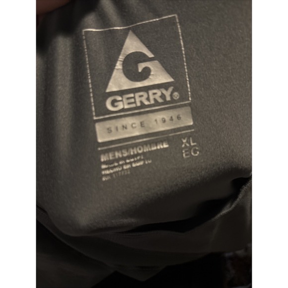 Gerry Men's Performance Long-Sleeve Shirt XL Stretch Athletic Wear Gray Red - Picture 6 of 7